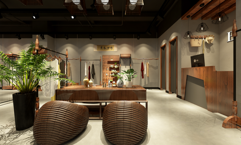 商場(chǎng)店效果圖展示